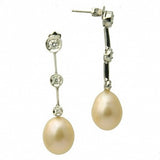 1377 - 18K Pearl Earrings