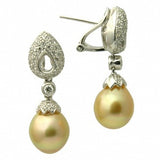 Gabriella 18K South Sea Pearl Earrings