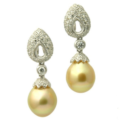 Gabriella 18K South Sea Pearl Earrings