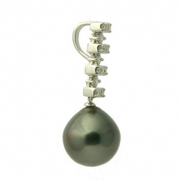 1457 - 18K Pearl Pendant