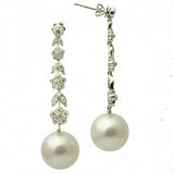 Molly Diamond 18K South Sea Pearl Earrings