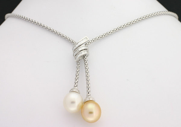 Delilah Diamond 18K South Sea Pearl Necklace