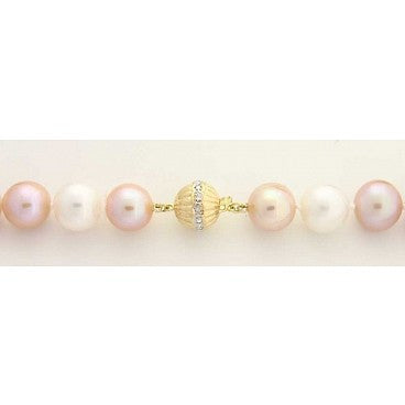 Pink Pearl Necklace - 1556