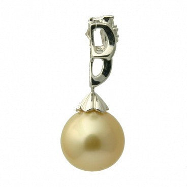 18K Golden South Sea Pearl Pendant - 1557