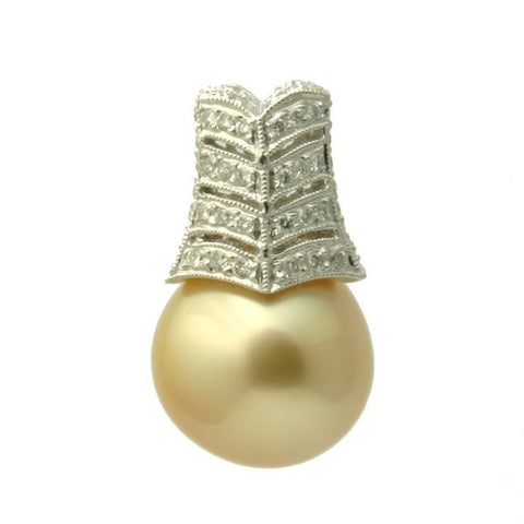 18K Golden South Sea Pearl Pendant - 1587