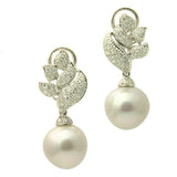 18K South Sea Pearl Earrings - 1626