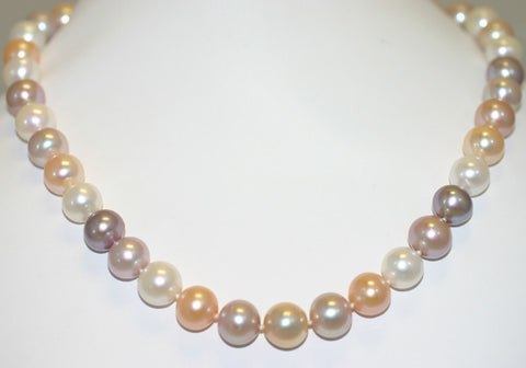 Freshwater Pink Pearl Necklace - 1821