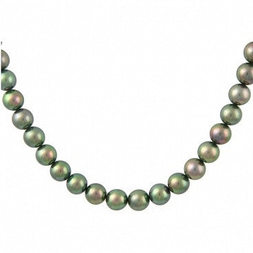 Abby Akoya Black Pearl Necklace