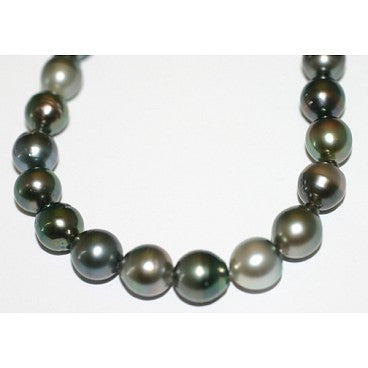 Tahitian Black Pearl Necklace - 1925