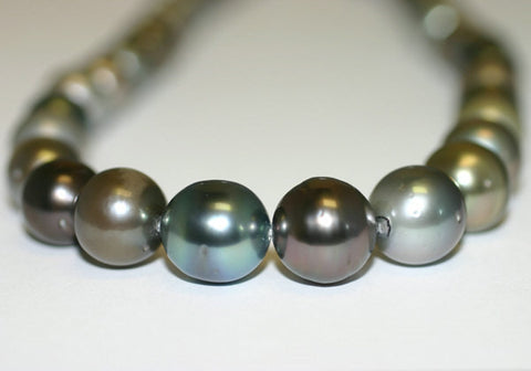 Tahitian Black Pearl Necklace - 1926