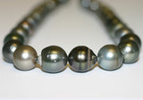 Baroque Tahitian Black Pearl Necklace - 1969