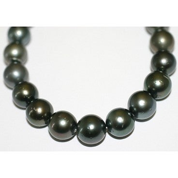 Tahitian Black Pearl Necklace - 1975