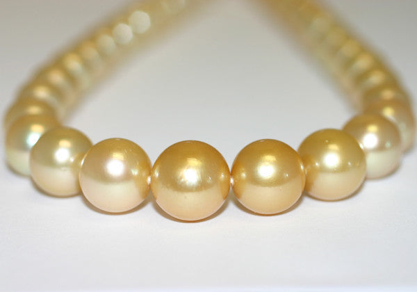 Miranda Golden South Sea Pearl Necklace