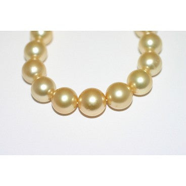 Mckenzie Golden South Sea Pearl Necklace