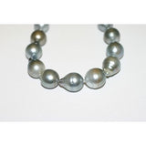 Baroque Tahitian Black Pearl Necklace - 2017