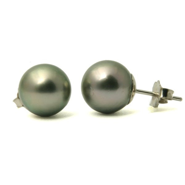 Adele Studs Black Pearl Stud Earrings