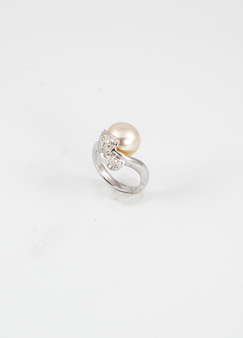 Naomi 18K Golden South Sea Pearl Ring